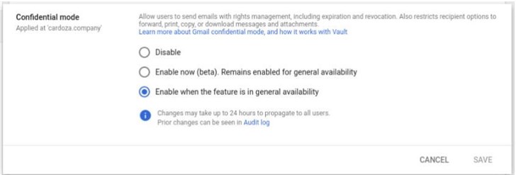 Google将在6月25日推出Gmail加密模式