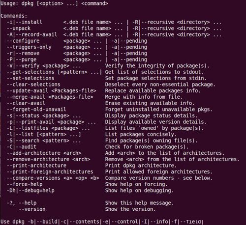 在Ubuntu中使用dpkg命令卸载软件的方法