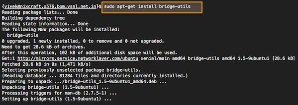 在Ubuntu上搭建网桥的方法