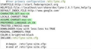 Linux使用文本浏览器lynx并显示中文的方法