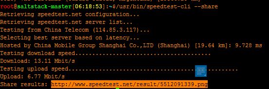 Linux下使用Speedtest测试网速的方法