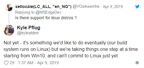 Edge开发团队做客Reddit问答：直言Linux版本没有技术难度