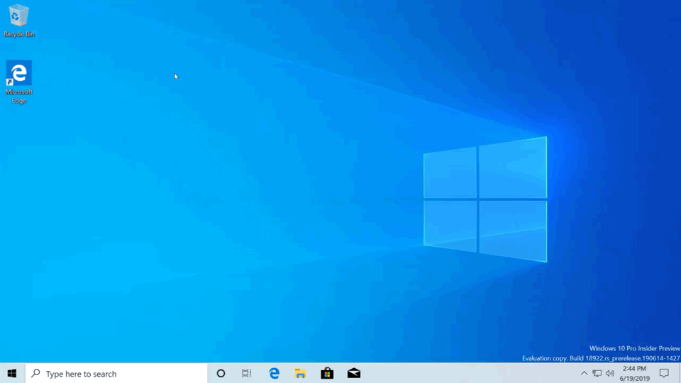 微软Windows 10 20H1最新特性：全新Cortana UI，虚拟桌面重命名