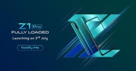 vivo Z1 Pro将于7月3日在印度首发，搭载骁龙712
