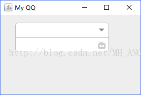java swing实现QQ账号密码输入框