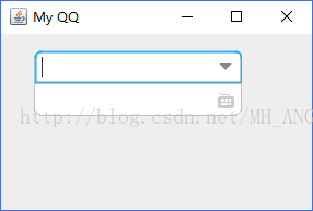 java swing实现QQ账号密码输入框