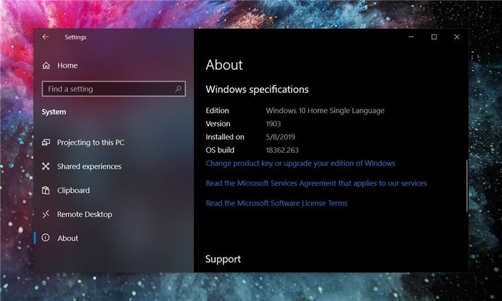 微软正测试2019 Windows 10更新五月版18362.263更新：解决任务栏相关Bug