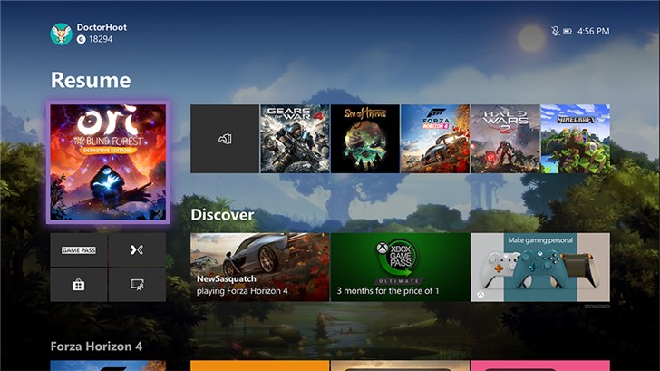 全新“开始菜单”真有，微软推出Xbox主页全新设计