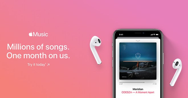 苹果Apple Music免费试听期将改为一个月