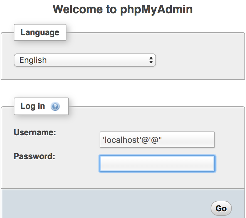 phpMyAdmin通过密码漏洞留后门文件