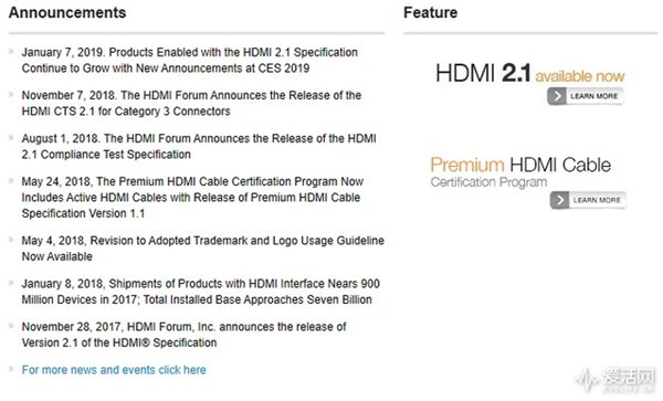 2019年已是8K电视元年，为何HDMI 2.1接口难寻踪迹？