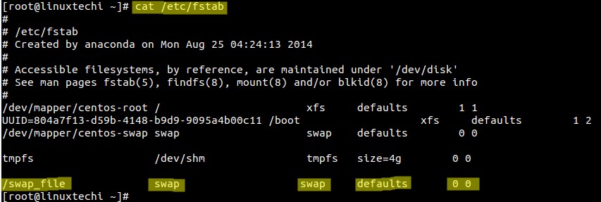 在Linux系统上使用交换文件扩展swap空间的方法