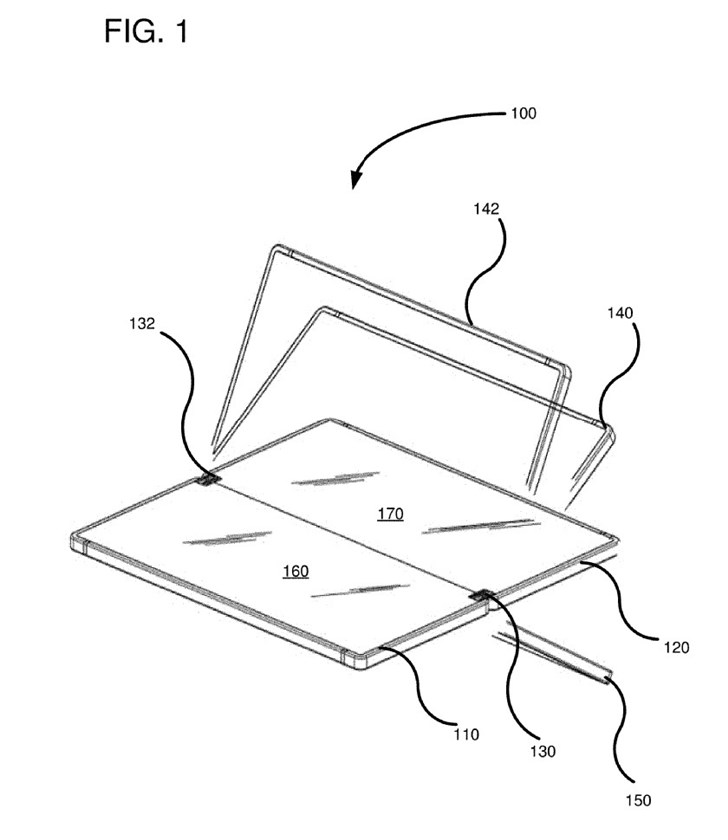 微软两项最新专利曝光：或与Centaurus可折叠设备有关