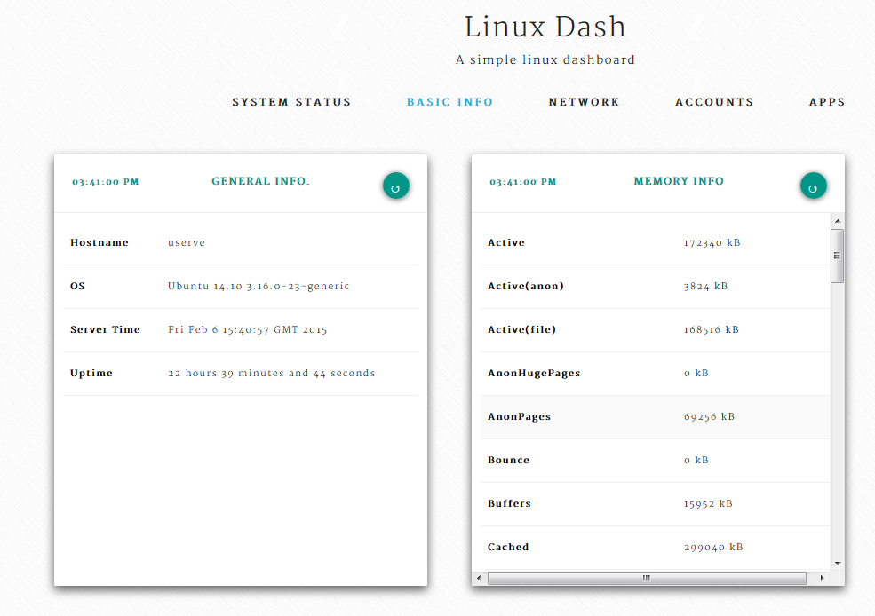 在Linux服务器上安装Linux-Dash的教程