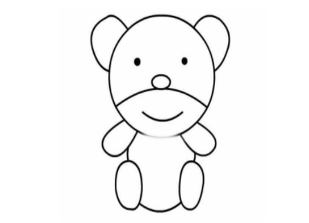 qq画图红包熊怎么画 qq画图红包熊的画法