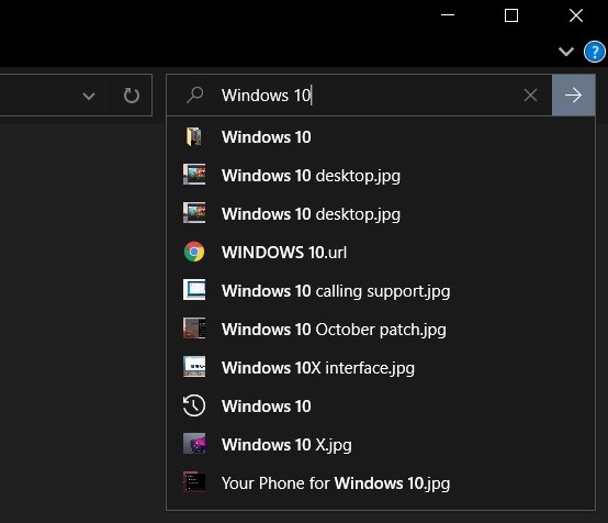 微软2019 Windows 10更新十一月版改进文件资源管理器搜索