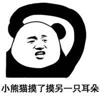 超火小熊猫表情包大全 小熊猫扯了扯耳朵系列表情包