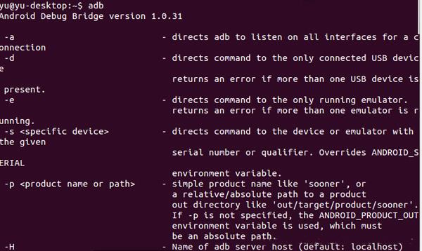 在Ubuntu 14.04版本中运行adb时出错无法使用adb