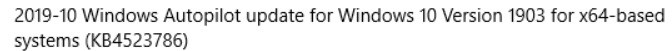 微软错误推送Windows 10补丁KB4523786，建议用户忽略
