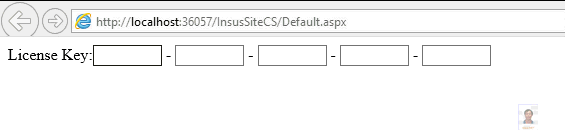 ASP.NET实现License Key输入功能的小例子