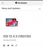 苹果iOS 12.4.3正式版推送：适用于旧版iPhone/iPad设备