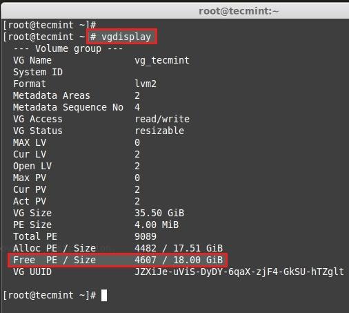 在Linux如何扩增卷组、逻辑卷以及缩减逻辑卷LVM的过程