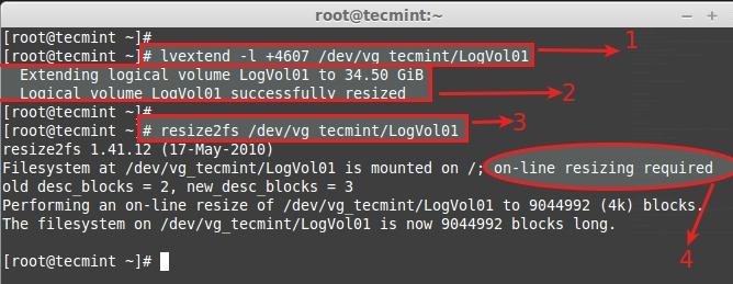 在Linux如何扩增卷组、逻辑卷以及缩减逻辑卷LVM的过程