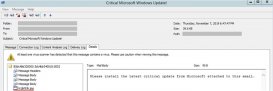 “伪造”Windows 10 Update诱惑安装Cyborg勒索软件，并索要赎金