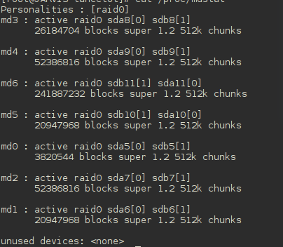 如何在RAID软磁盘阵列上搭建linux系统