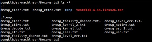 linux ls命令的20个实用范例