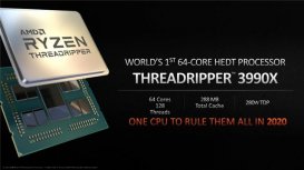 AMD 线程撕裂者3990X明年推出，64核128线程