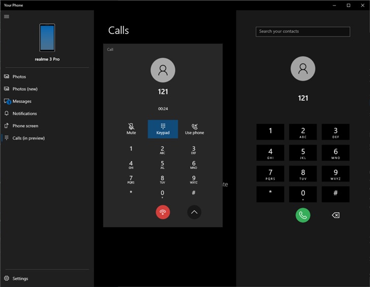微软Windows 10《你的手机》应用正式支持电话呼叫功能