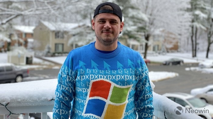 致敬经典系统：微软推出Windows XP主题毛衣