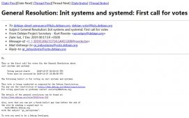 Debian Linux正在投票是否支持非systemd初始化系统