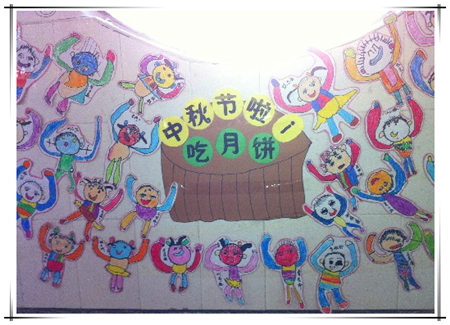 幼儿园中秋节主题墙布置图片 2020中秋节主题墙图片大全