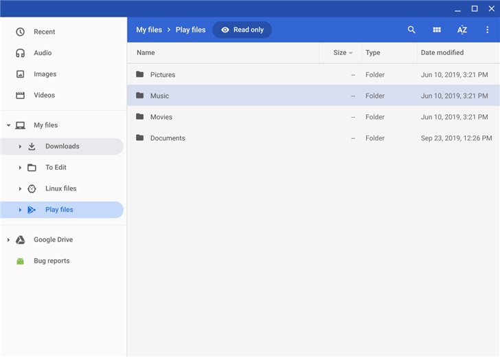 谷歌Chrome OS 81重新设计了“文件”应用
