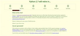 Python 2.7 正式终止支持：Python 3时代来了！