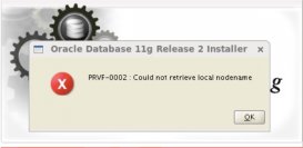 Linux下安装Oracle 11g出现prvf-0002错误解决办法