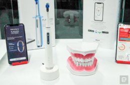 高露洁新款电动牙刷Plaqless Pro亮相，可实时提醒牙齿清洁程度