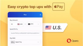 Opera 美国用户现可使用 Apple Pay 通过浏览器购买比特币