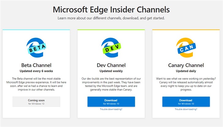 微软正在改善 Win10 Edge/Chrome 浏览器滚动条平滑滚动