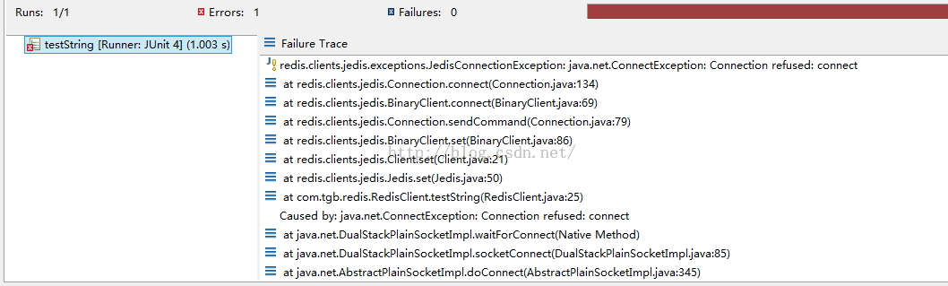 Java连接Vmware中的redis