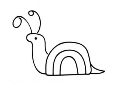 qq画图红包蜗牛如何画 蜗牛的简单画法