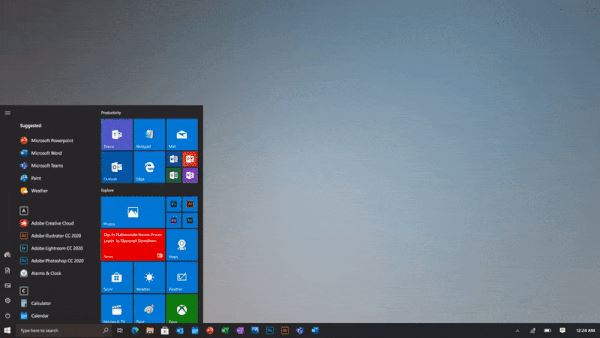 五月更新将至 微软放出Windows 10开始菜单新UI预告