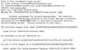 exFAT 文件系统最新驱动程序已进入 Linux 5.7 内核