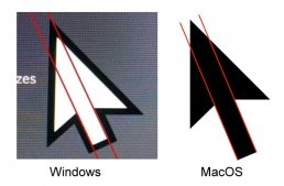 网友解释为何微软Win10的鼠标光标采用非对称设计