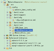 Java的MyBatis框架中MyBatis Generator代码生成器的用法