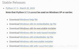 win10系统下python3安装及pip换源和使用教程