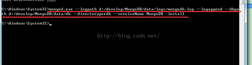 MongoDB安装到windows服务的方法及遇到问题的完美解决方案
