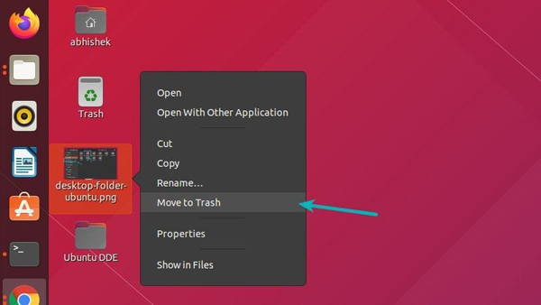 在Ubuntu桌面中使用文件和文件夹
